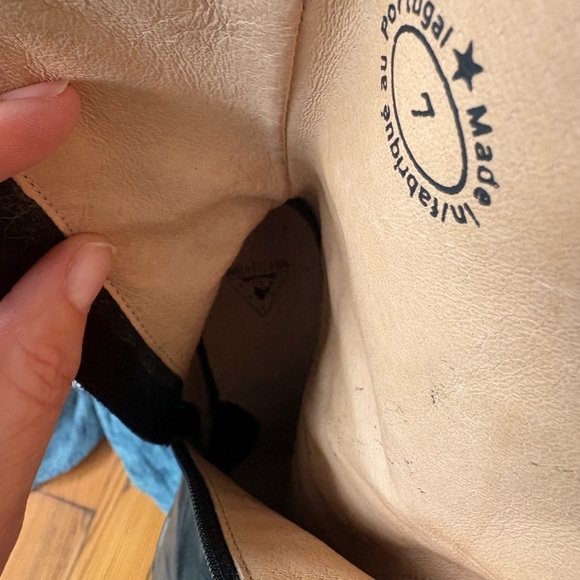 John Fluevog Sleek Black Heeled Boots - Picture 6 of 7